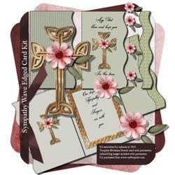 Sympathy Wave Edged Card Kit