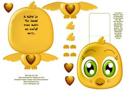 Bird Flip-up Card 3