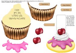 Cuppy Cake Flip-up Card