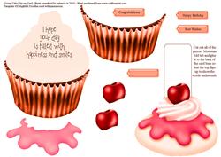 Cuppy Cake Flip-up Card 2