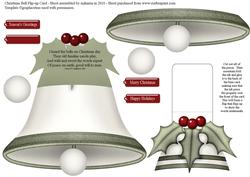Christmas Bell Flip-up Card