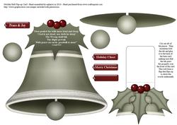 Holiday Bell Flip-up Card