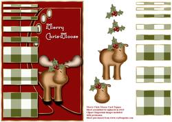 Merry Chris-moose Card Topper