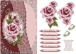 Pretty in Pinks Card Topper
