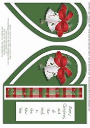 Heart-fold Christmas Bells