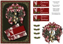 Wreath with Bells Card Topper