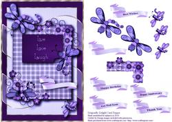 Dragonfly Delight Card Topper 2