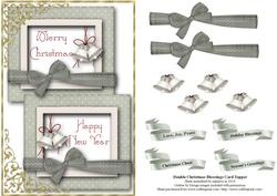 Double Christmas Blessings Card Topper