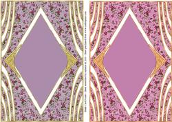 Blank Floral Design Card Fronts