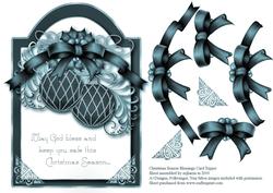 Christmas Season Blessings Card Topper 2