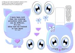 Cat Flip-up Card - Perkle