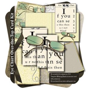 Eye Chart Over-the-top Card Kit