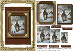 Deer Pyramid Card Topper