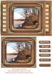 Just for Men Card Front.