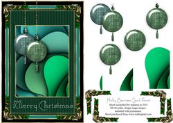 Holly Berries Card Front