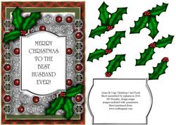 Gears & Cogs Husband Christmas Card Front