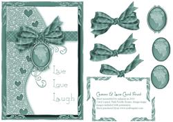 Cameo & Lace Card Front 4