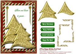 A Very Happy Holiday Card Front