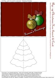Pop-up Christmas Tree Insert & Card 3