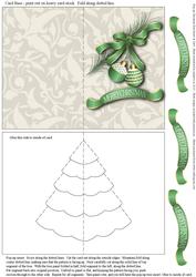 Pop-up Christmas Tree Insert & Card