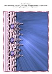 Blank Card Topper 4