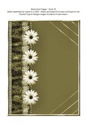 Blank Card Topper - Style 16 - 4