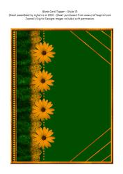 Blank Card Topper - Style 16 - 6