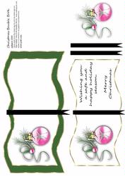 Christmas Bauble Book Sheet