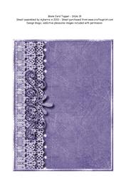 Blank Card Topper - Style 19 -7