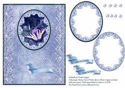 Butterfly & Thistle Card Front