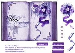 Book of Hope in Purple.