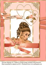 Victorian Valentine in Peach
