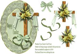 Wooden Cross Easter
