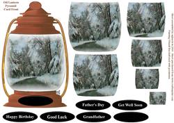 Oil Lantern Pyramid Card Front 2
