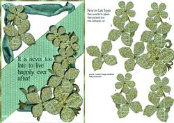 Dictionary Page Flowers