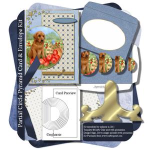 Partial Circle Pyramid Card & Envelope Kit - 4