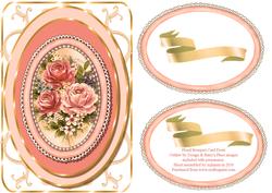 Floral Bouquet in Peach