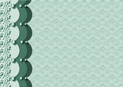 Lace Scallops & Pearls Backing Paper 7