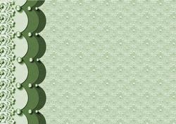 Lace Scallops & Pearls Backing Paper 8