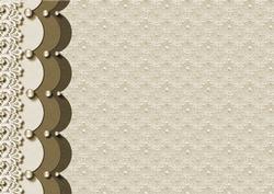 Lace Scallops & Pearls Backing Paper 9