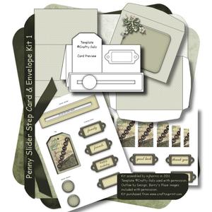Penny Slider Stepper Card & Envelope Kit