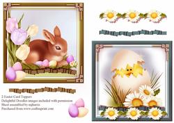 2 Easter Card Toppers