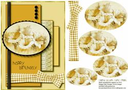 Floral Layers Birthday Card Front 2