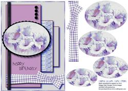 Floral Layers Birthday Card Front 3