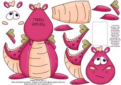 Dragon Flip-up Card - 3