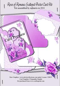 Roses of Romance Scalloped Pocket Card Kit