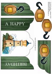 Lighthouse Male Birthday Gate Fold