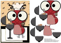 Bbq'd Ants Card Front