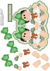 Baby Doll 3D Card