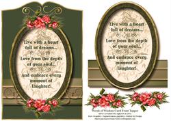 Words of Wisdom Card Front Topper